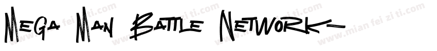 Mega Man Battle Network字体转换